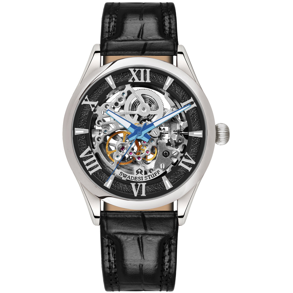 Glitterati - Black - Premium Automatic Watch For Men