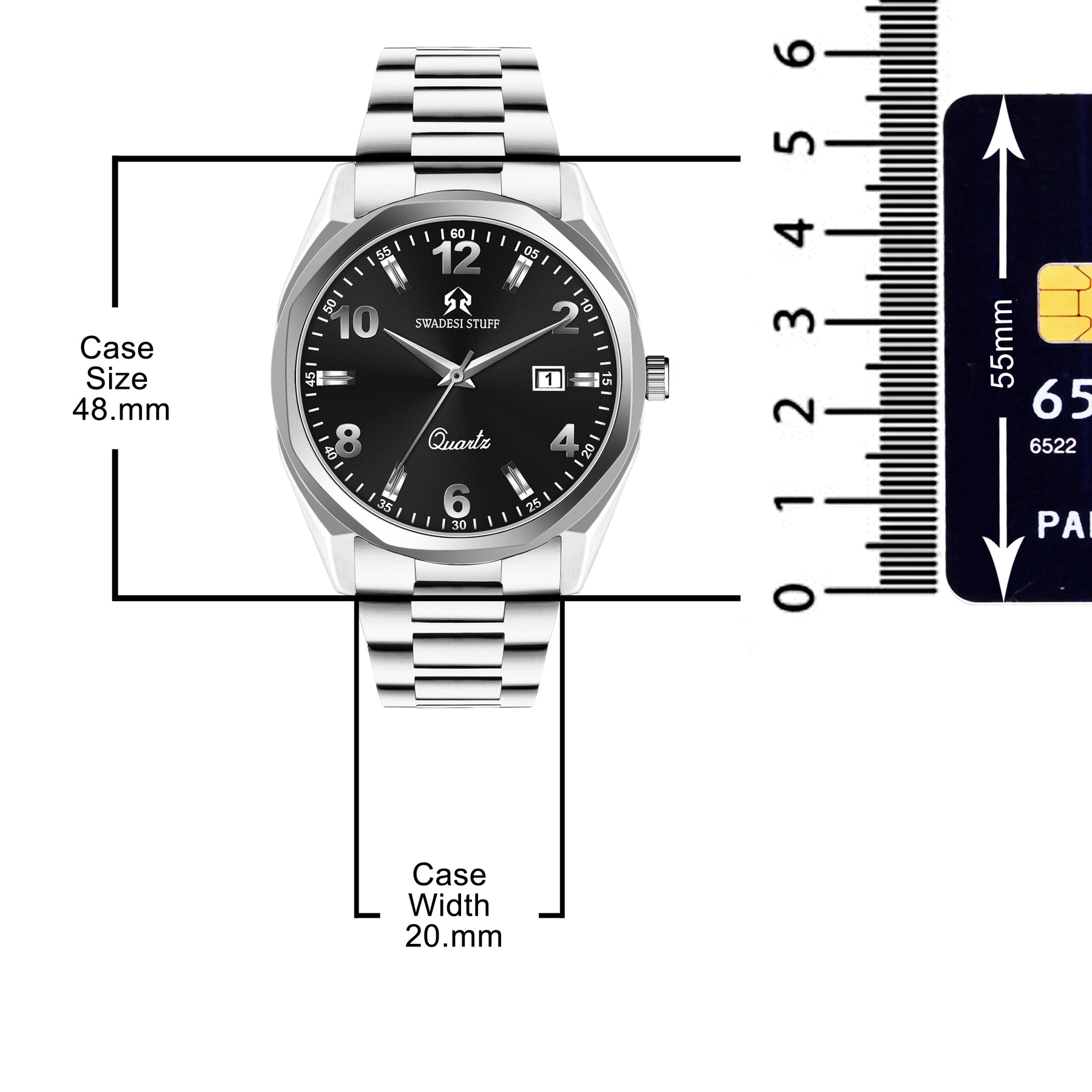 Boss Premium Classic Authority Metal Watch For Men