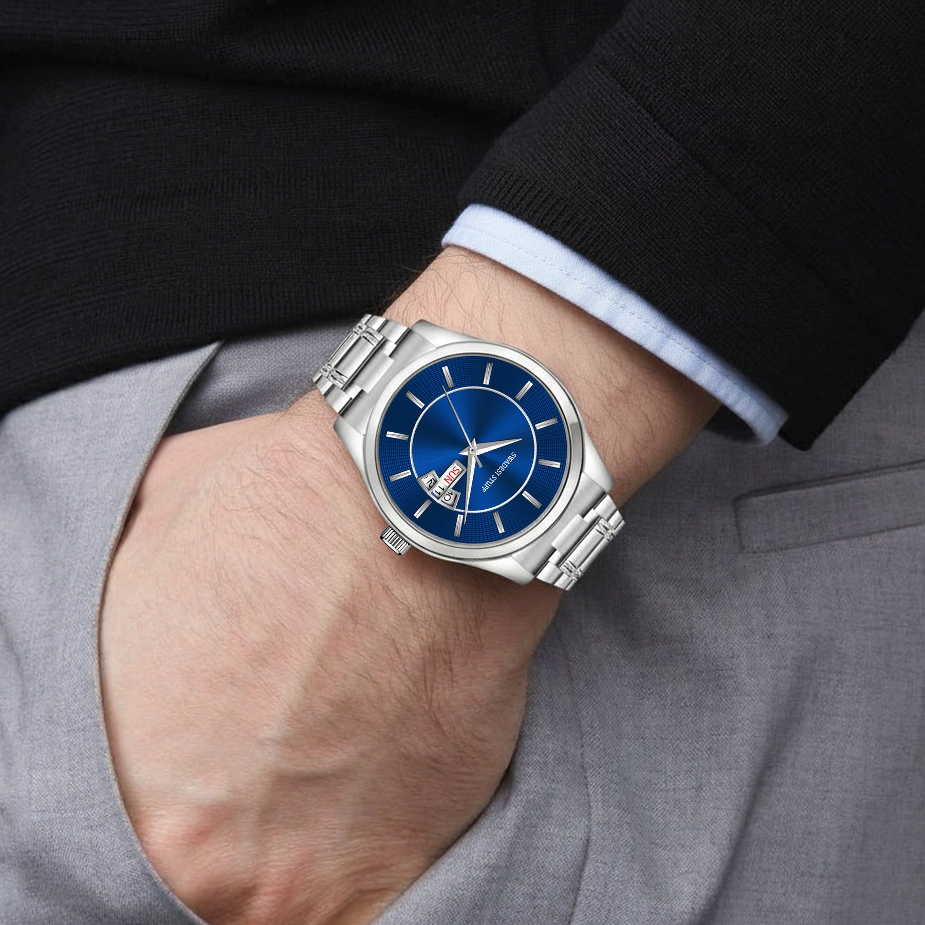 Classic Authority Metal Watch For Men