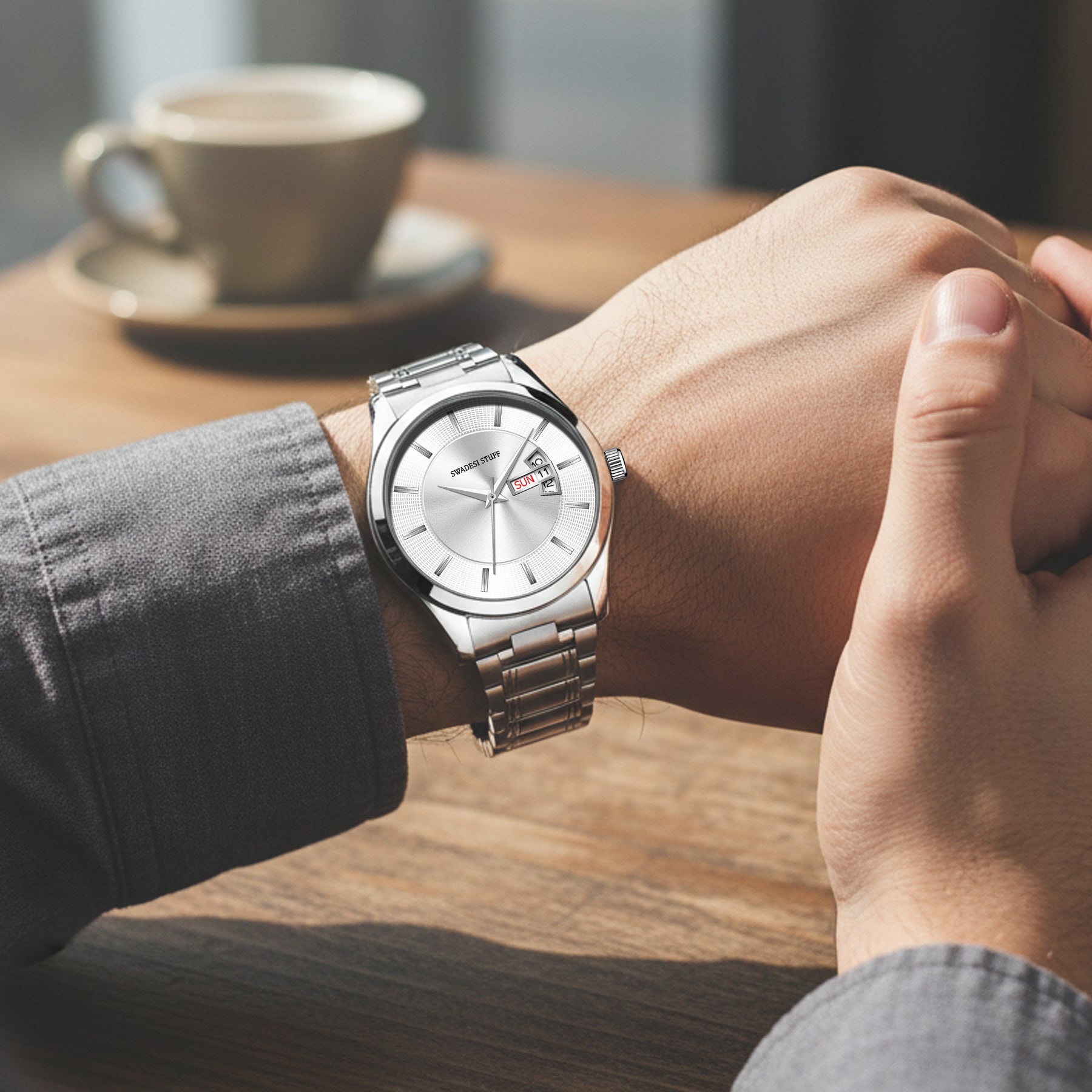 Classic Authority Metal Watch For Men