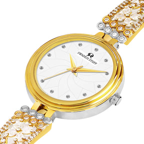 Diadem - Gold - Premium & Luxurious Metal Watch For Women