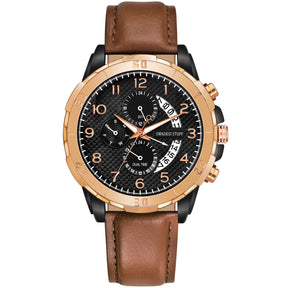 Crescent - Brown - Premium & Luxurious Watch For Men
