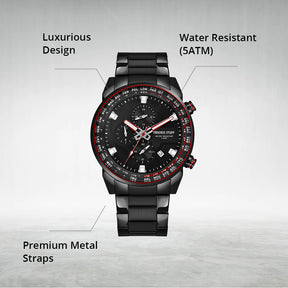 Coupe - Black - Premium Metal Watch For Men
