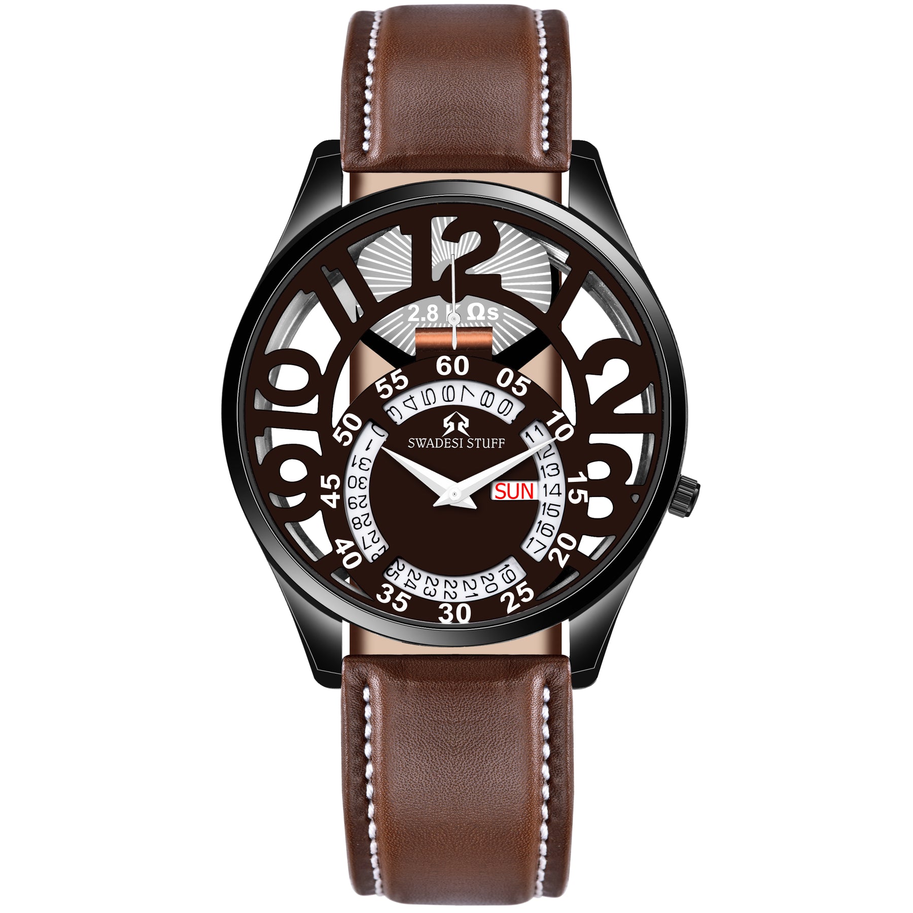 Oscillation - Brown - Premium Watch For Men