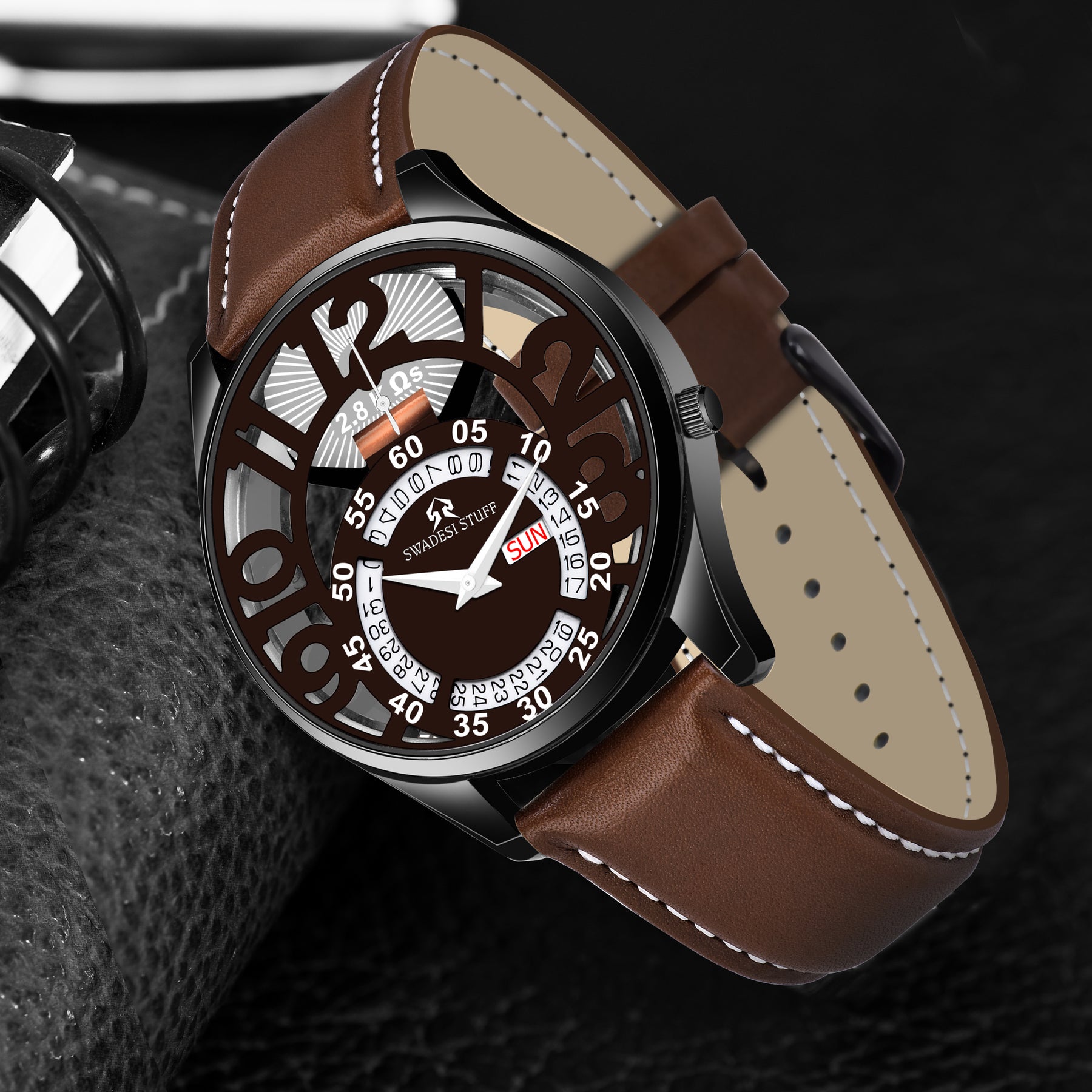 Oscillation - Brown - Premium Watch For Men