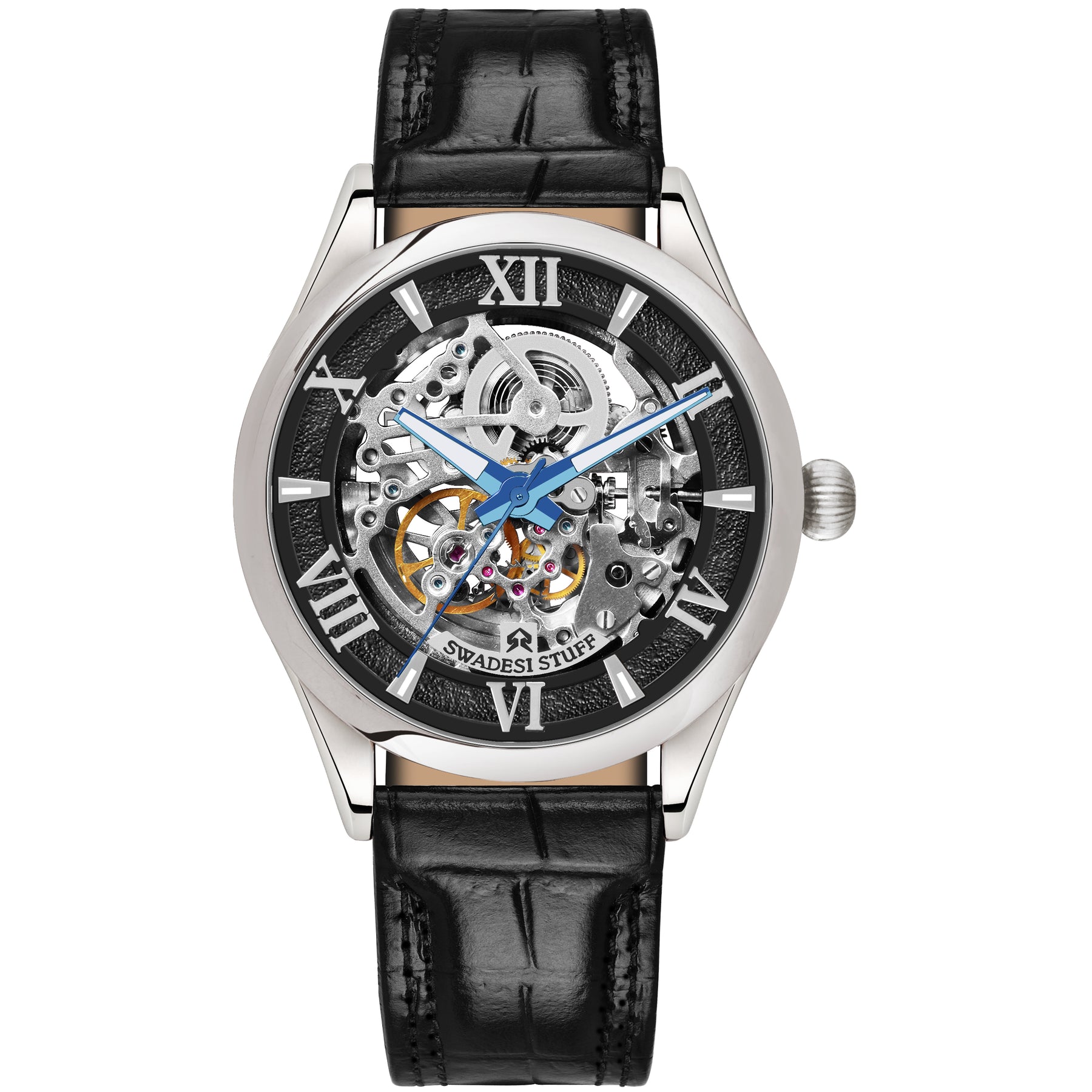 Glitterati - Black - Premium Automatic Watch For Men