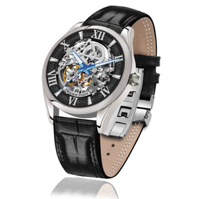 Glitterati - Black - Premium Automatic Watch For Men