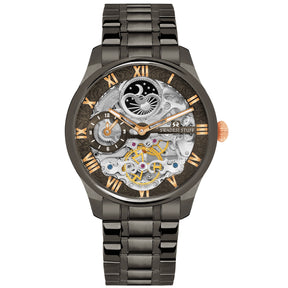 Aristocracy - Gun Metal - Premium Automatic Watch For Men
