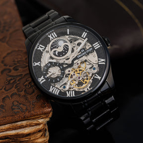 Aristocracy - Black - Premium Automatic Watch For Men