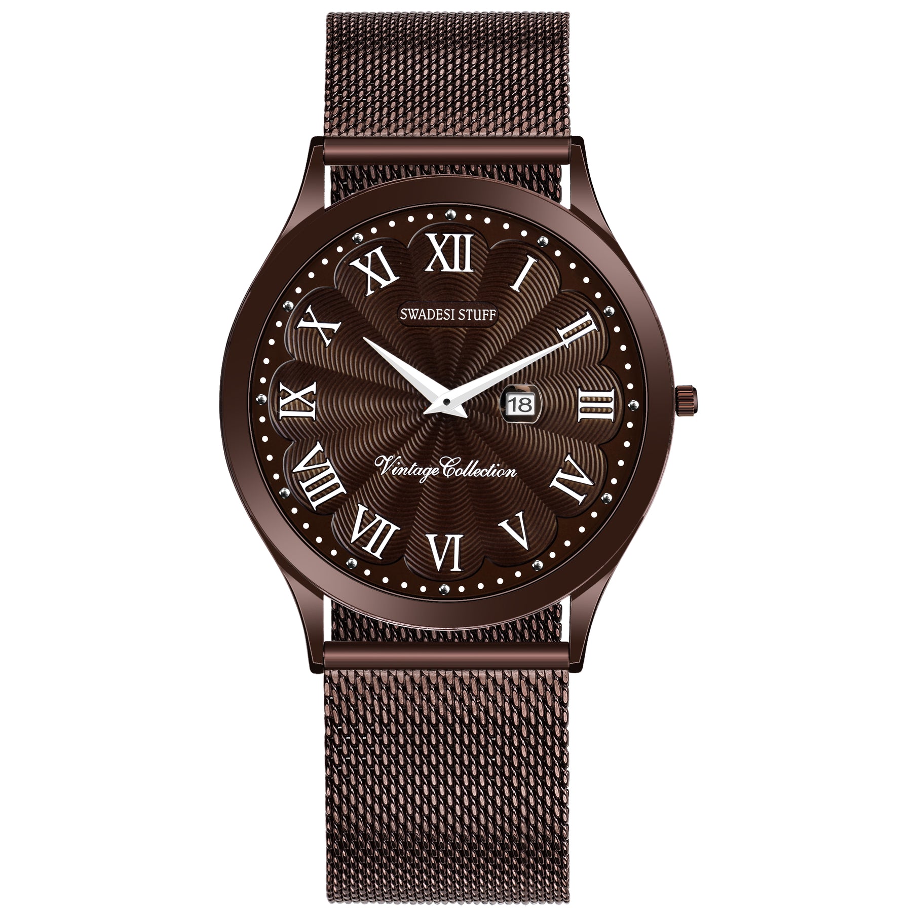 Phenomenon - Dark Brown - Premium Leather Watch For Men