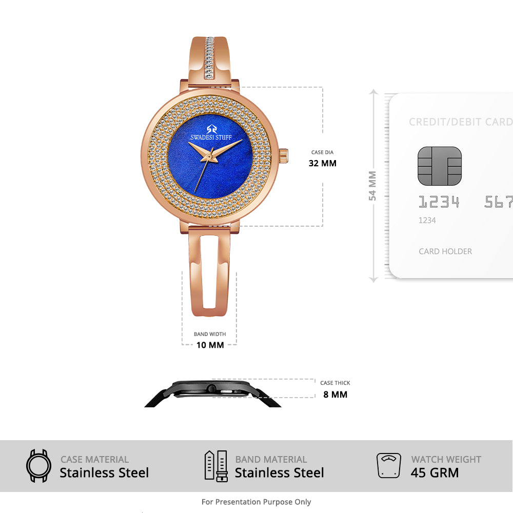 Charm - Rose - Premium & Luxurious Watch For Women