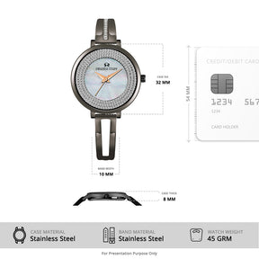 Charm - Grey - Premium & Luxurious Watch For Women