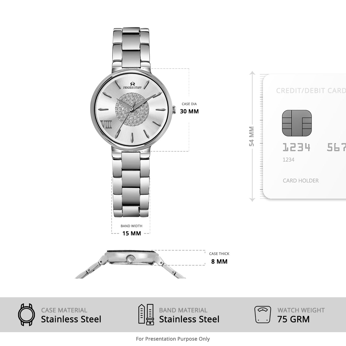 Classique Crystalline 2Tone - Premium & Luxurious Watch For Women