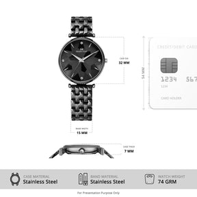 Antique Harmony - Gray - Premium & Luxurious Watch For Women