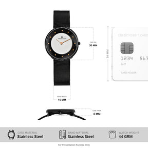 Marvelous Maven - Black - Premium & Luxurious Watch For Women