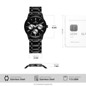 Troika Legend - Black - Premium & Luxurious Watch For Men