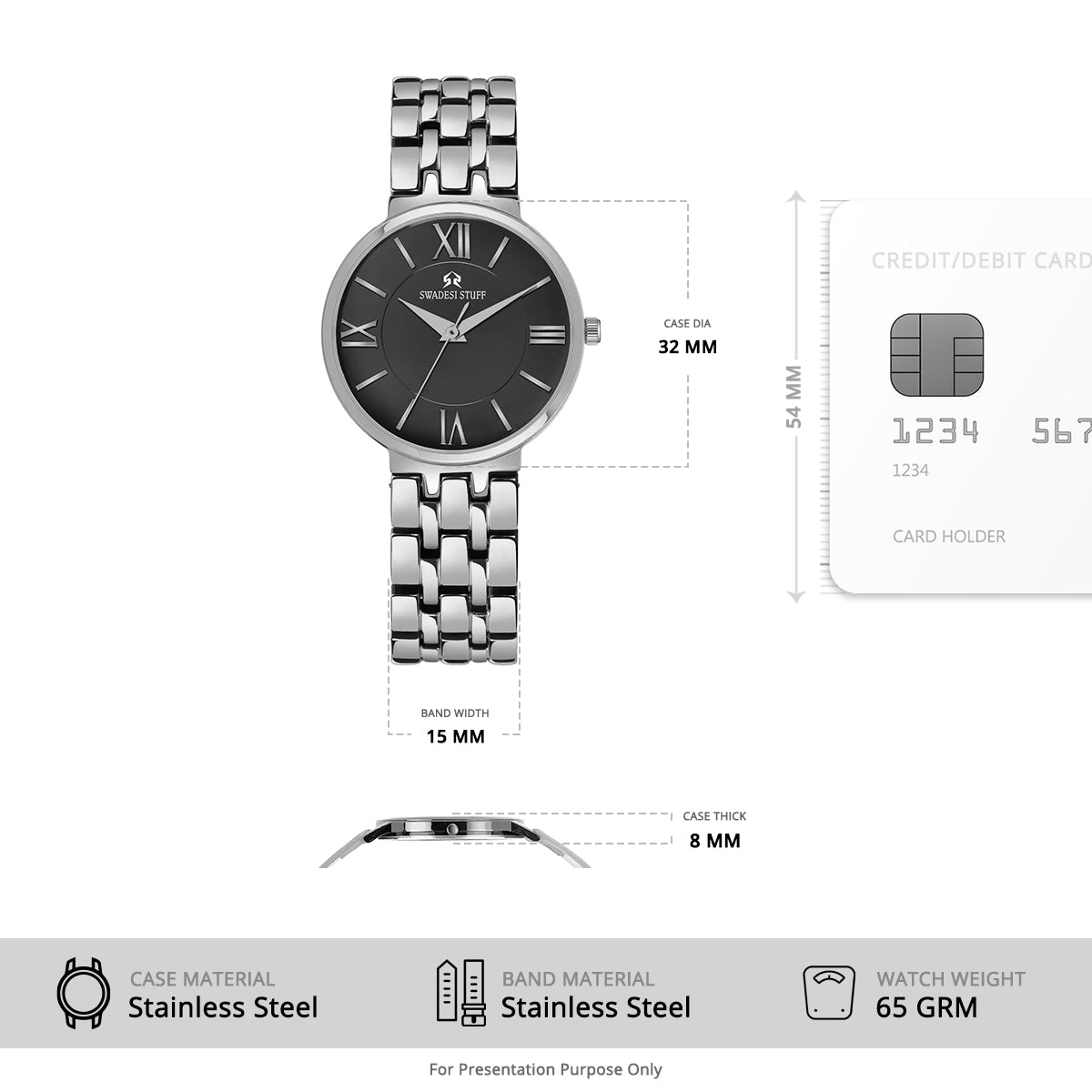 Emerald Ecstasy - Green - Premium & Luxurious Watch For Women