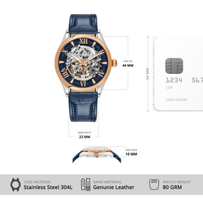 Glitterati - Blue - Premium Automatic Watch For Men